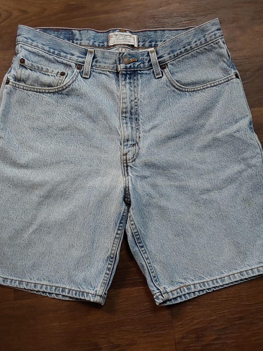 Levi Straus Relaxed Fit Denim Jean Shorts Waist 34
